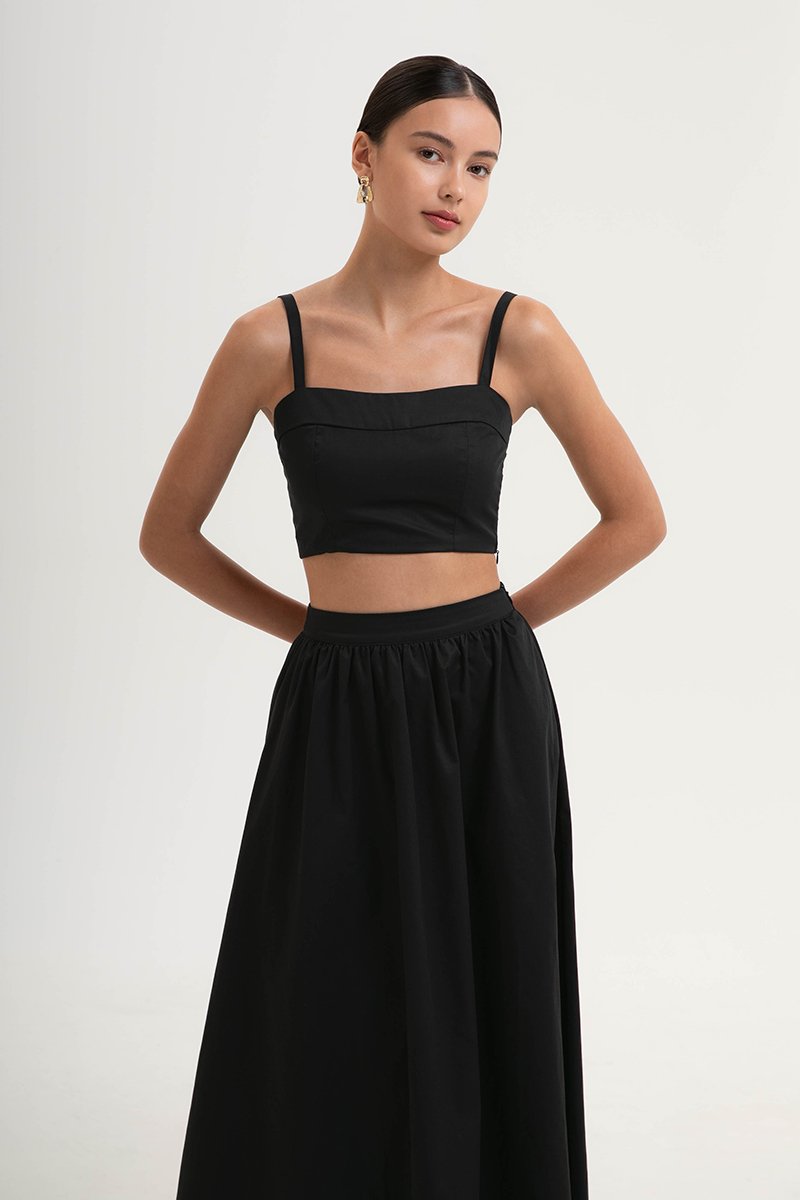 KENDI BUSTIER CROP TOP