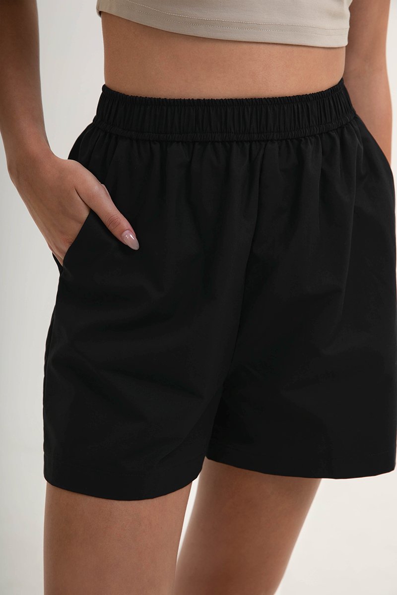 JAYDEN ELASTIC POPLIN SHORTS