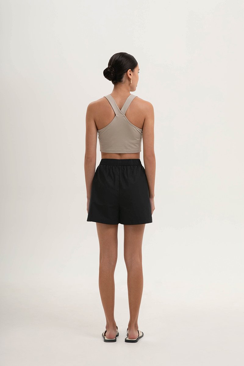 JAYDEN ELASTIC POPLIN SHORTS