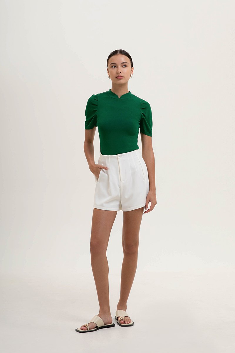 SHAINA CHEONGSAM KNIT TOP