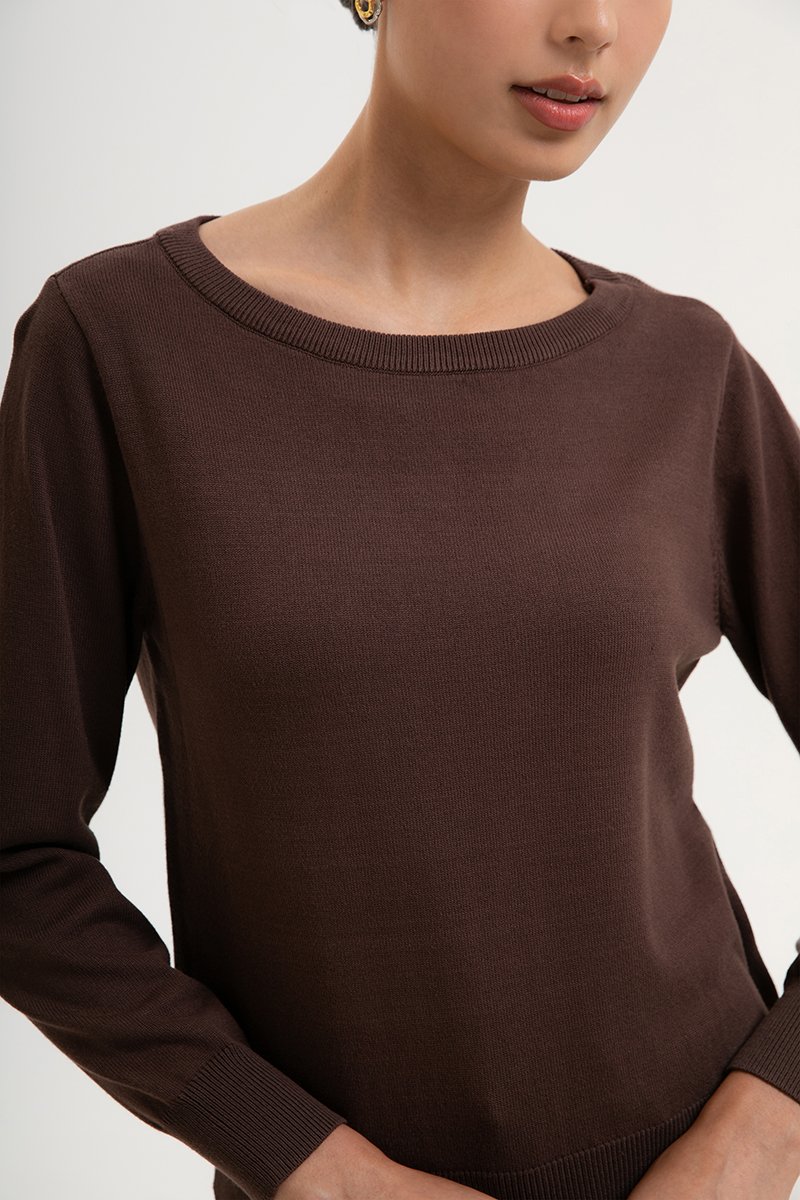 GAELLE KNIT SWEATER TOP