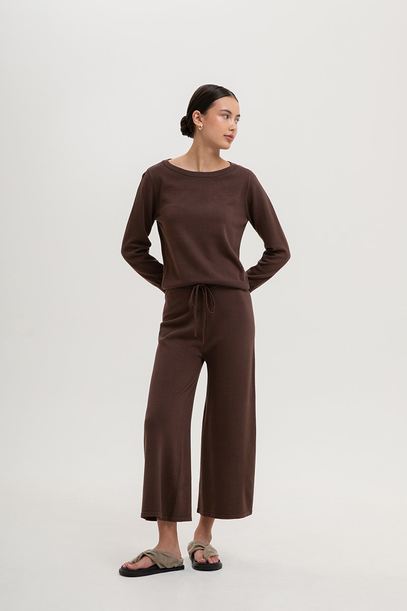 GAELLE KNIT SWEATER TOP