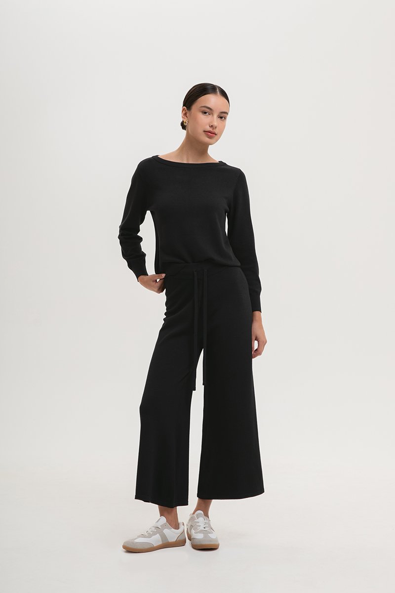 KYLER WIDE LEG KNIT PANTS