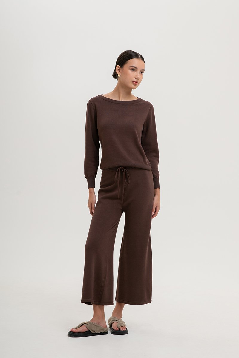 KYLER WIDE LEG KNIT PANTS