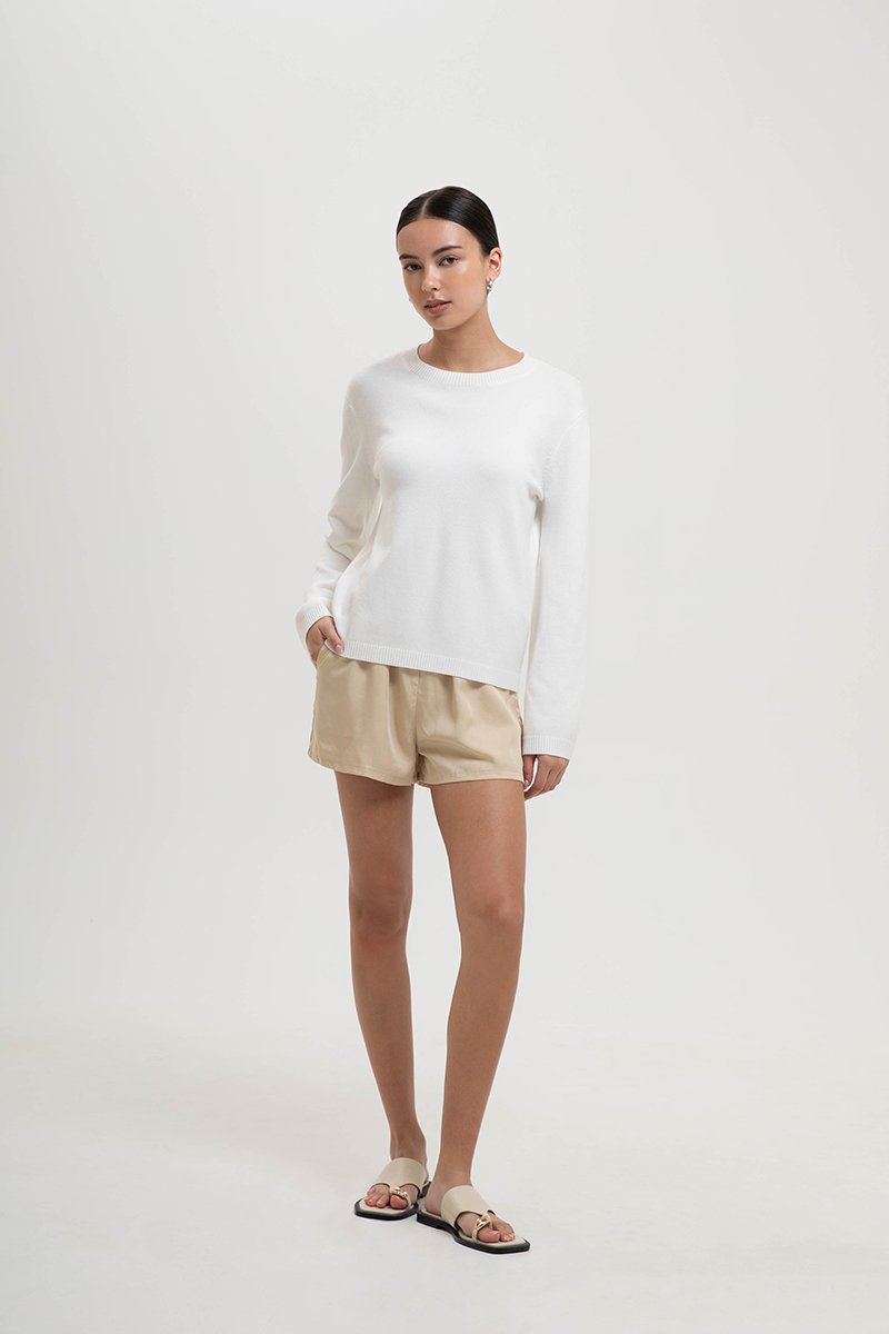 GRAZIA FLARE SLEEVED SWEATER TOP
