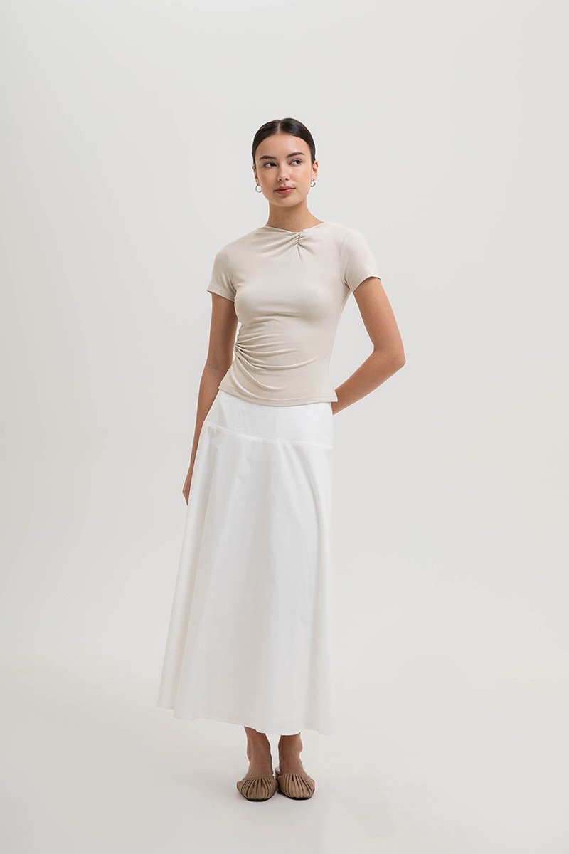 EMMELINE DOUBLE TWIST MODAL TOP