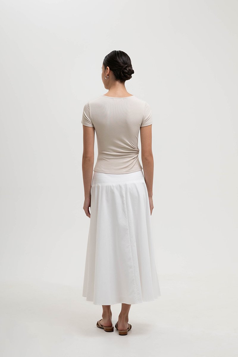 EMMELINE DOUBLE TWIST MODAL TOP