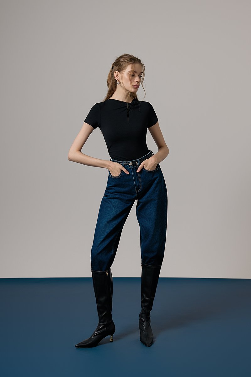 EMMELINE DOUBLE TWIST MODAL TOP