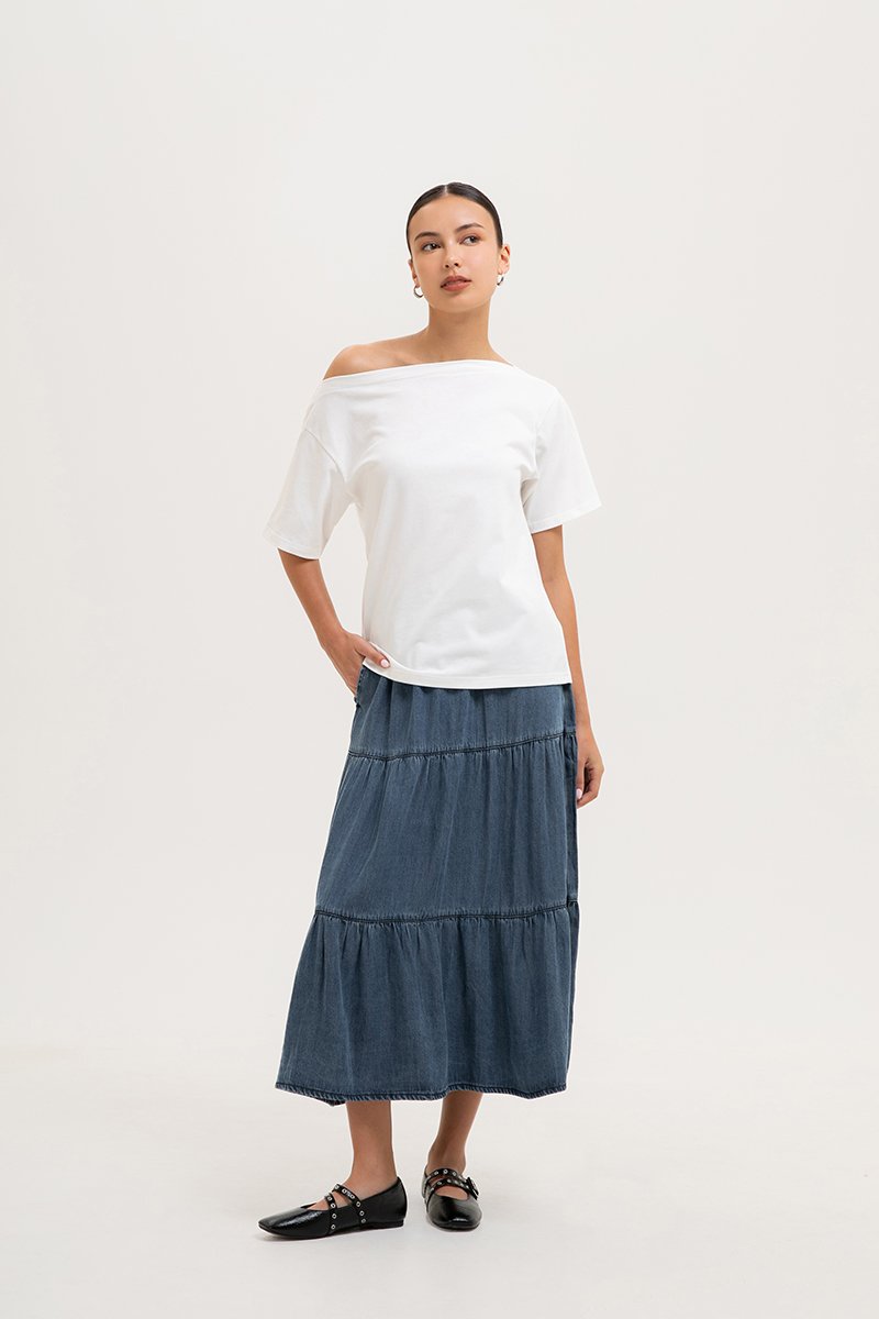 MARGE ASYMMETRIC OVERSIZED TEE