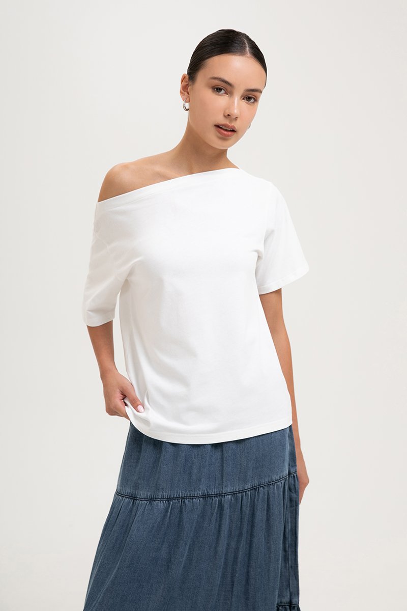 MARGE ASYMMETRIC OVERSIZED TEE