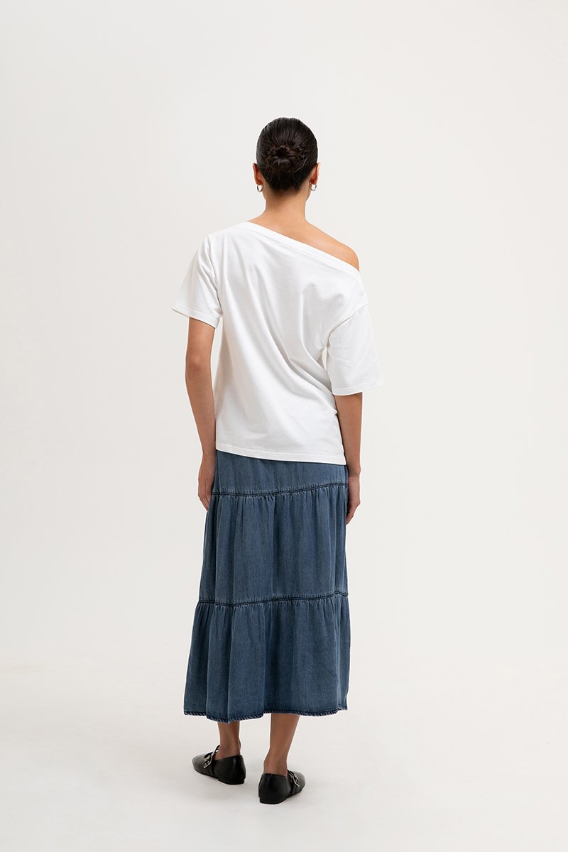 MARGE ASYMMETRIC OVERSIZED TEE