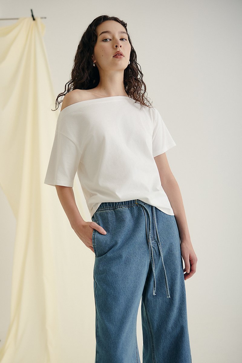 MARGE ASYMMETRIC OVERSIZED TEE