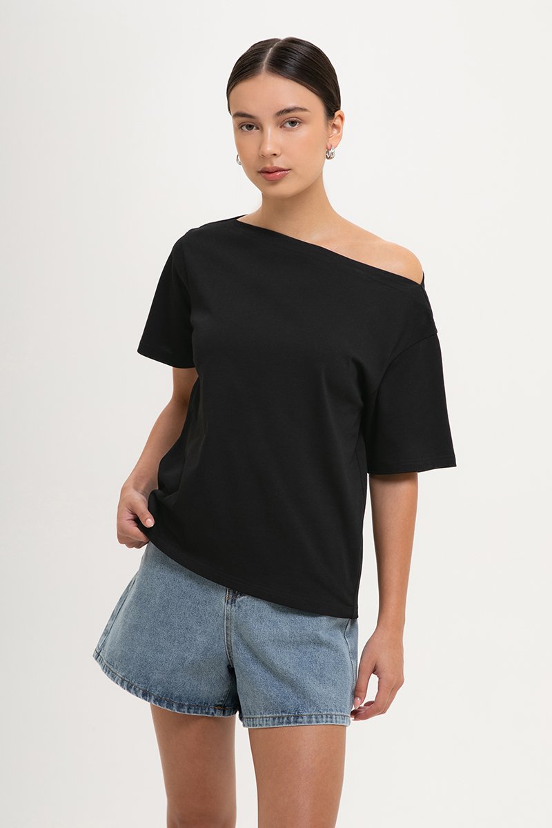 MARGE ASYMMETRIC OVERSIZED TEE