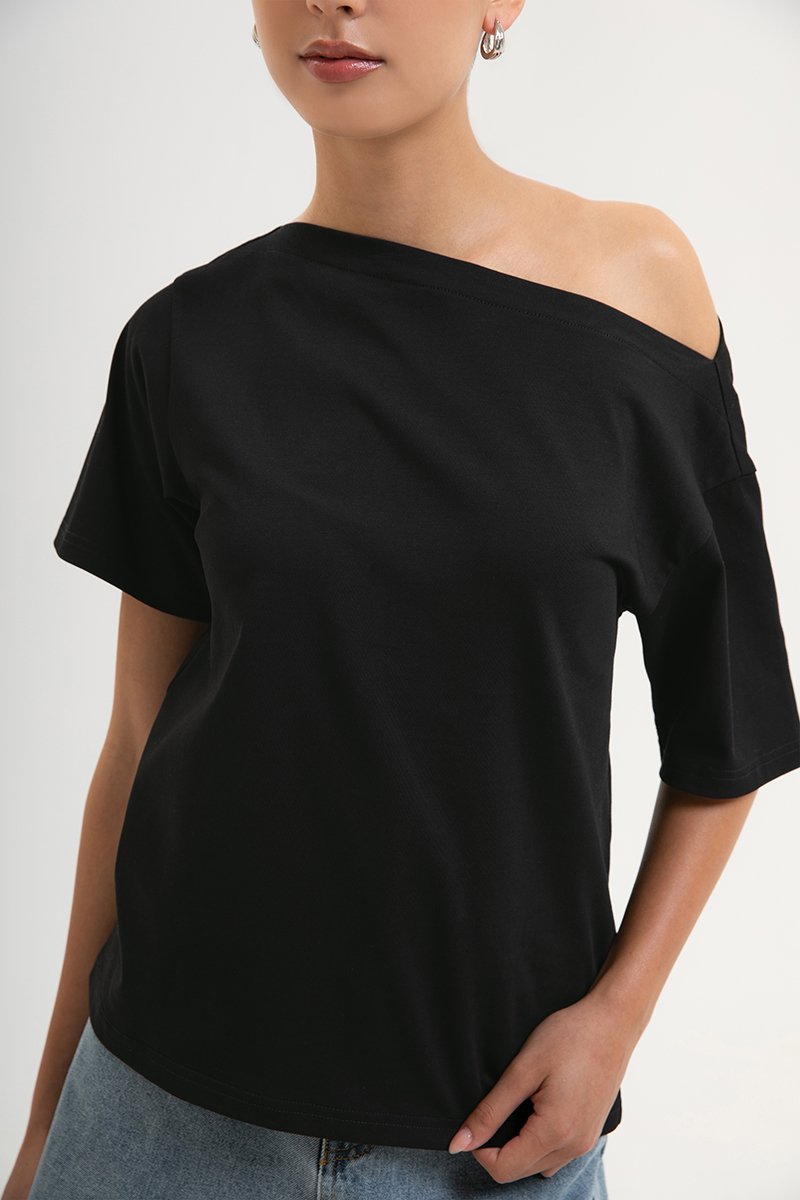 MARGE ASYMMETRIC OVERSIZED TEE