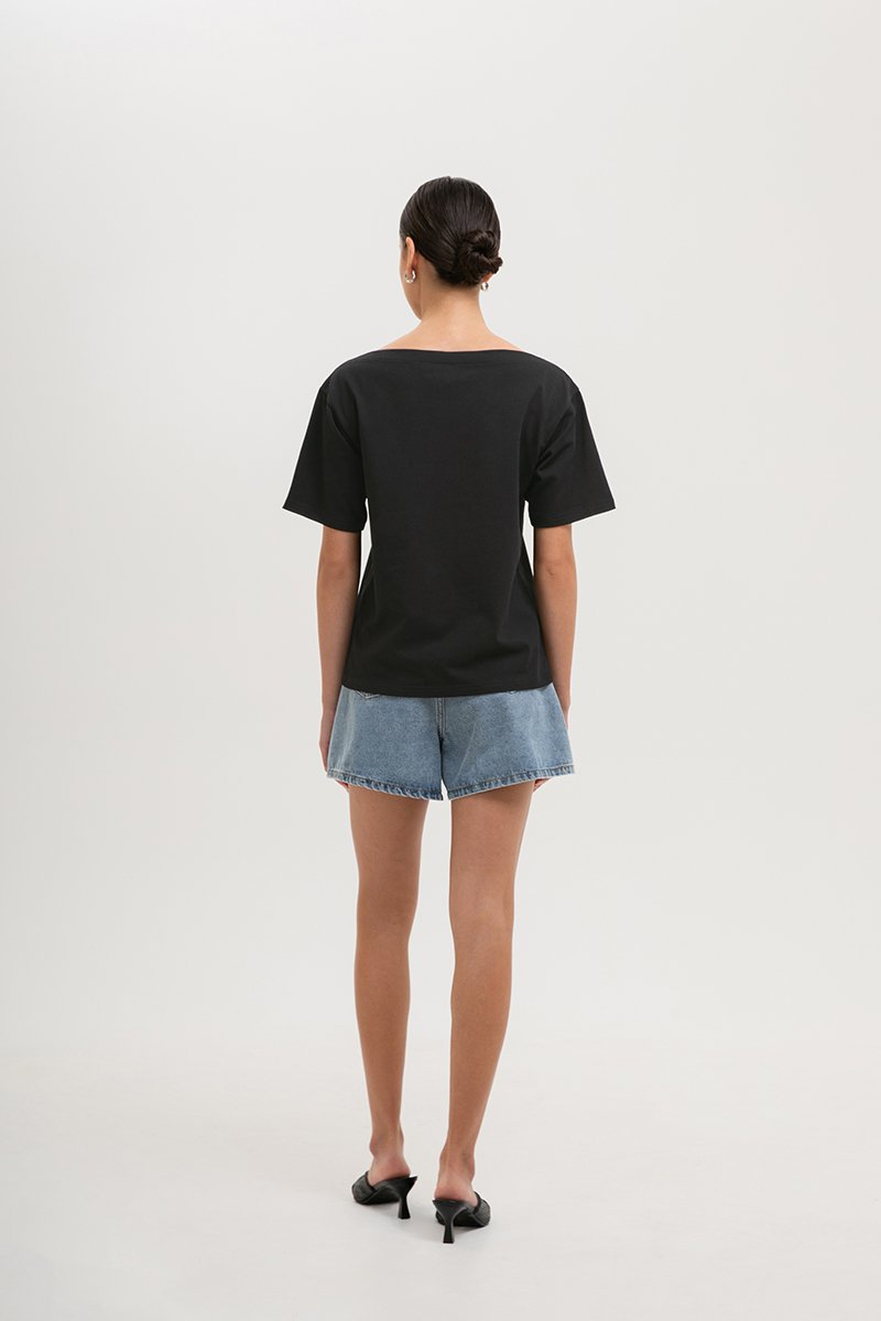 MARGE ASYMMETRIC OVERSIZED TEE