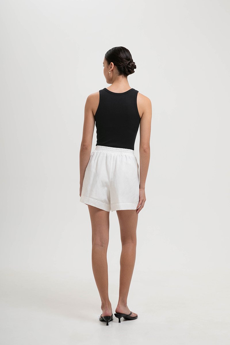 JAELYN ELASTICATED LINEN SHORTS