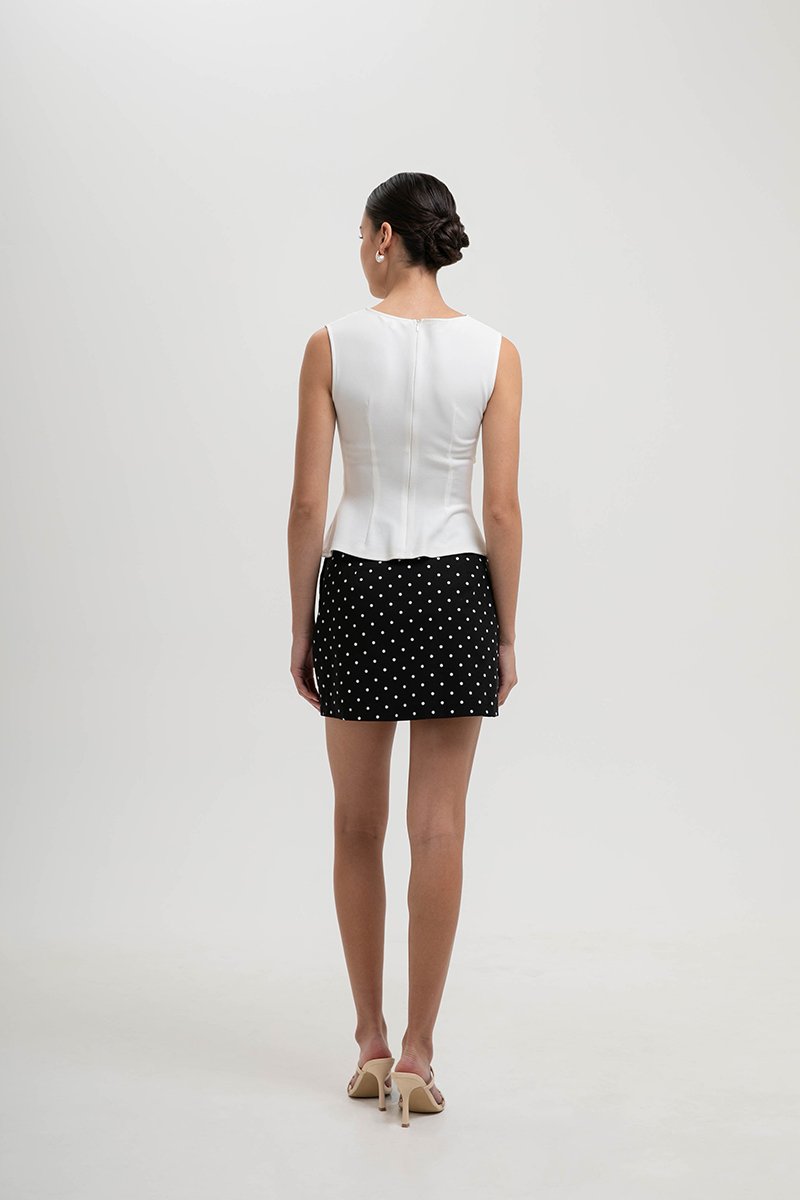 REMMIE POLKADOT SKORT
