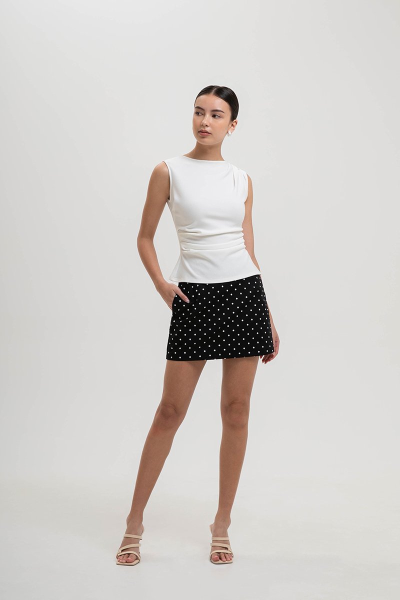 REMMIE POLKADOT SKORT