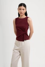 KATHY ASYMMETRIC KNOT TOP