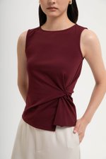 KATHY ASYMMETRIC KNOT TOP