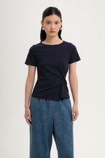 KATHLYN ASYMMETRIC KNOT TOP