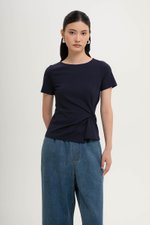 KATHLYN ASYMMETRIC KNOT TOP