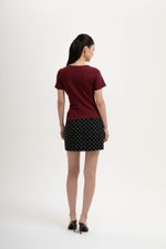 KATHLYN ASYMMETRIC KNOT TOP