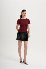 KATHLYN ASYMMETRIC KNOT TOP