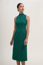 *PREORDER* NIKA TWEED MIDI CHEONGSAM W PEARL BUTTONS