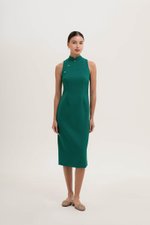 *PREORDER* NIKA TWEED MIDI CHEONGSAM W PEARL BUTTONS