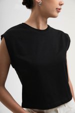 SARA CAP SLEEVE TEE