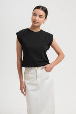 SARA CAP SLEEVE TEE