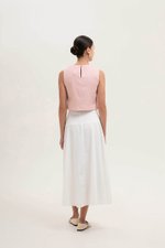 MARICA TEXTURED CHEONGSAM TOP