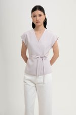 VANYA WRAP TOP W/ SASH