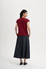 VANYA WRAP TOP W/ SASH