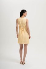 FLORIA LINEN MINI DRESS