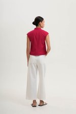 LERIN EMBROIDERED CHEONGSAM TOP