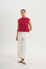 LERIN EMBROIDERED CHEONGSAM TOP