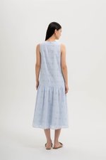 KARINA EYELET DROPWAIST DRESS