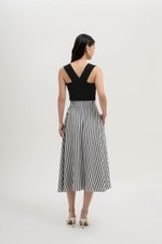 JOSETTA STRIPE FULL CIRCLE SKIRT