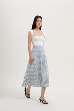 JOSETTA STRIPE FULL CIRCLE SKIRT