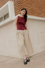 VERYN PLEATED WIDE LEG PANTS