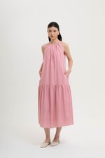 WILLA RUCHED DROP WAIST DRESS