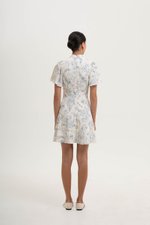 *PREORDER* ETHEL FLORAL PRINTED CHEONGSAM MINI DRESS