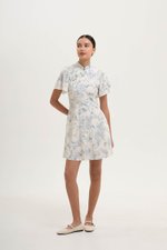 *PREORDER* ETHEL FLORAL PRINTED CHEONGSAM MINI DRESS
