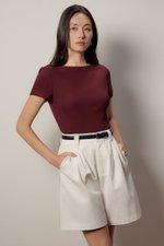 BRIDGET BOAT NECK T-SHIRT