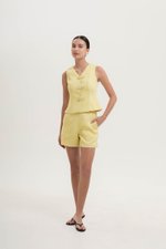 RUE HIGH WAISTED TEXTURED SHORTS