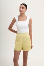 RUE HIGH WAISTED TEXTURED SHORTS