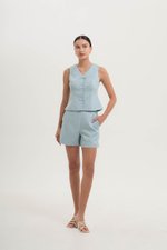 RUE HIGH WAISTED TEXTURED SHORTS