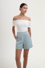 RUE HIGH WAISTED TEXTURED SHORTS